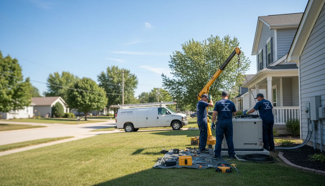 Generator Installation in West Brooklyn, IL near me